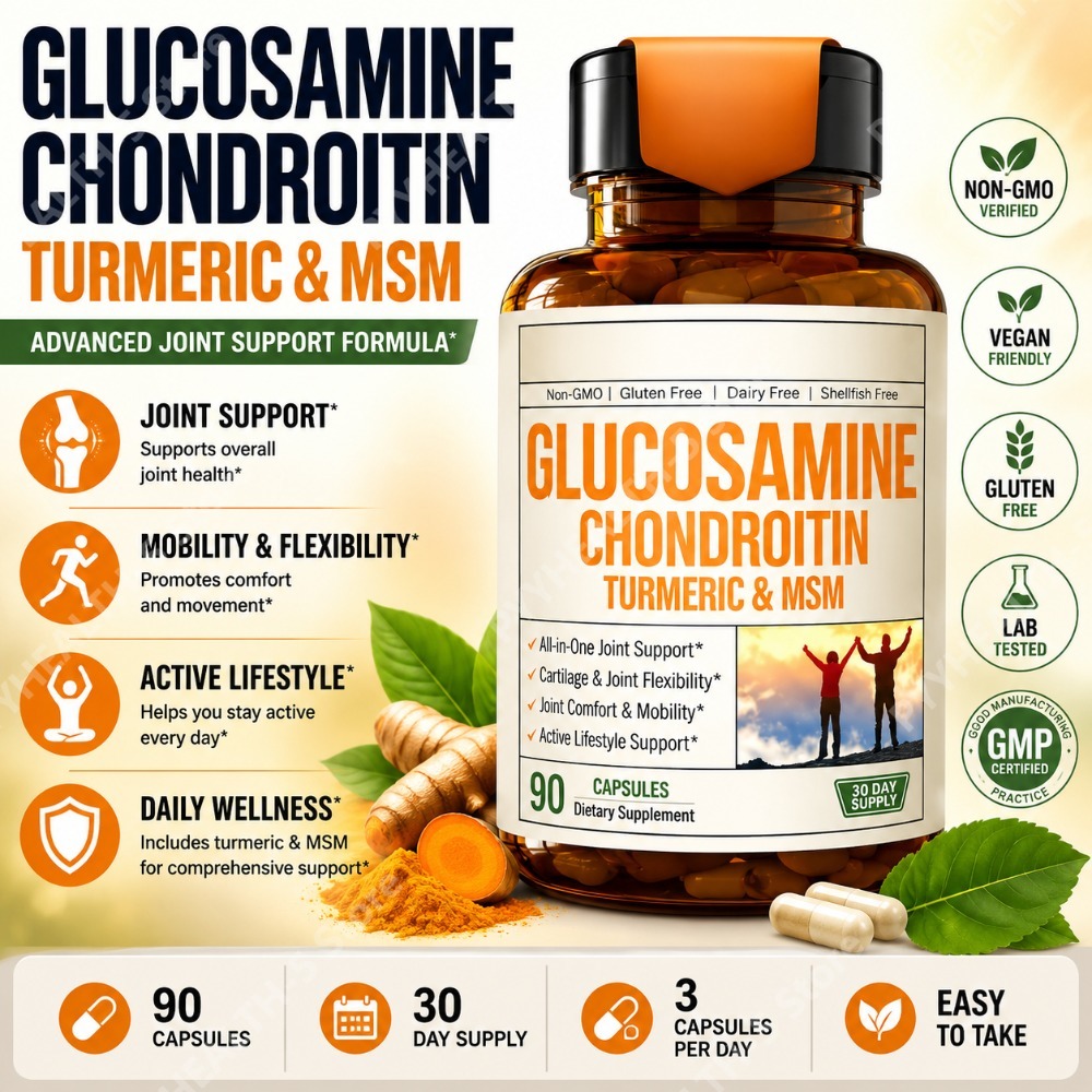 Glucosamine Chondroitin Joint - Capsules de Glucosamine, Chondroïtine et MSM