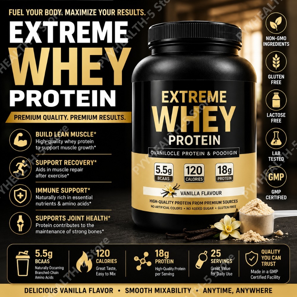 Fitness Nutrition Whey Protein - Poudre de Protéine de Lactosérum à