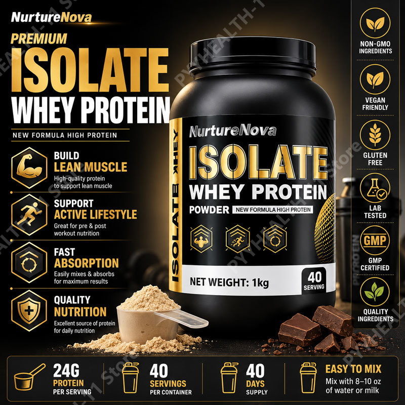 Fitness Nutrition Whey Protein - Isolat de protéines de lactosérum en