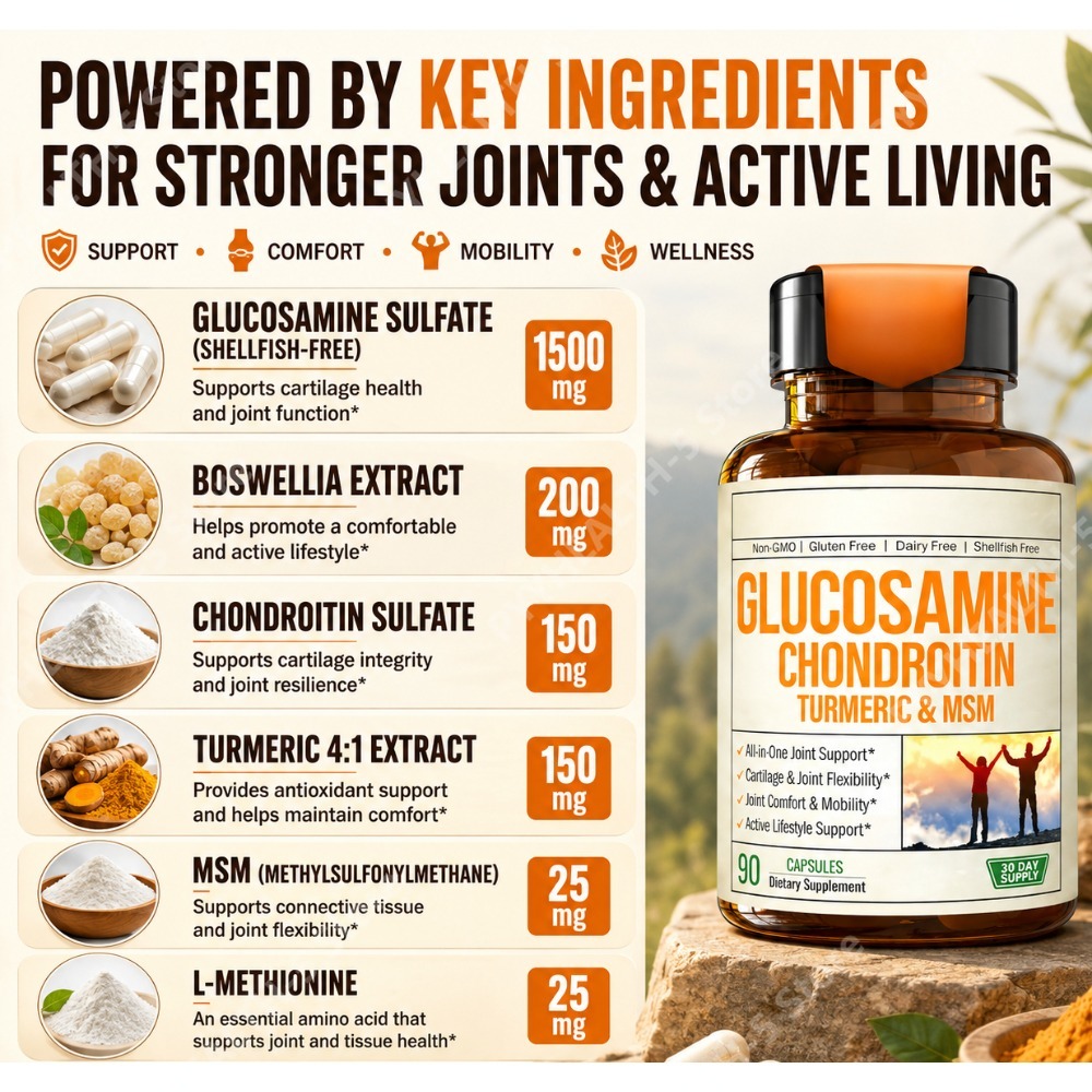 Capsules de Glucosamine, Chond - Glucosamine Chondroitin Joint avis et prix