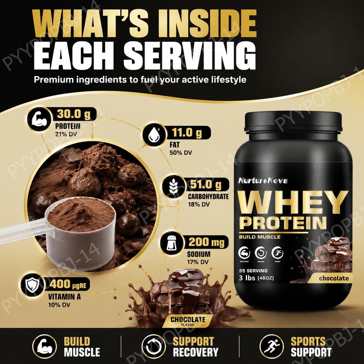 Poudre de protéines de lactosé - Fitness Nutrition Whey Protein avis et prix