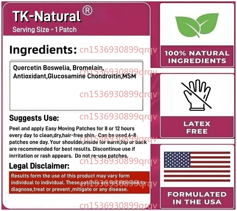 30 Patchs Transdermiques de Gl - Glucosamine Chondroitin Joint avis et prix